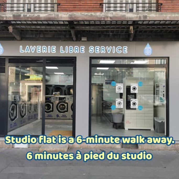 Bright Small Studio Paris Saint Ouen Extérieur photo