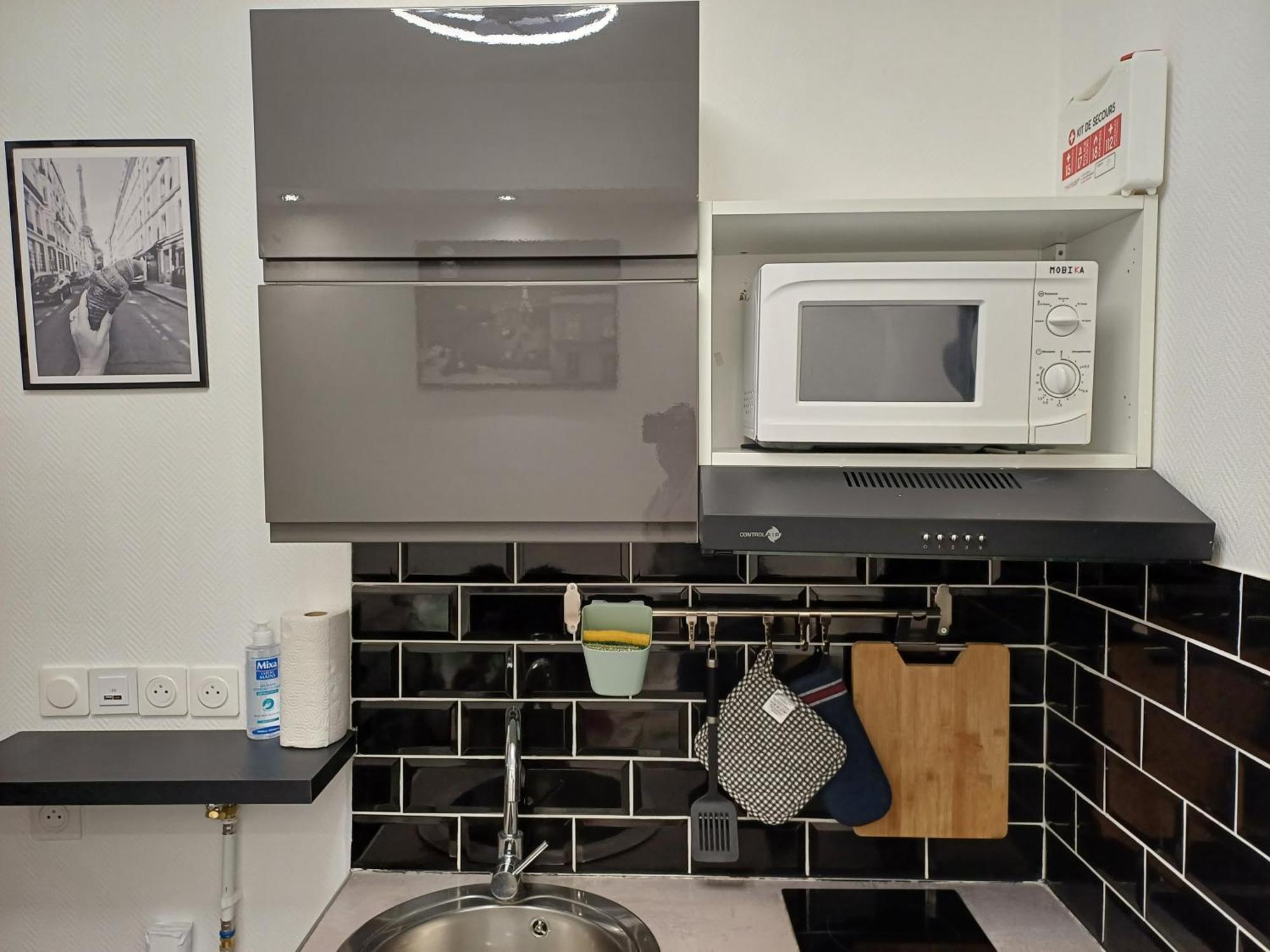 Bright Small Studio Paris Saint Ouen Extérieur photo